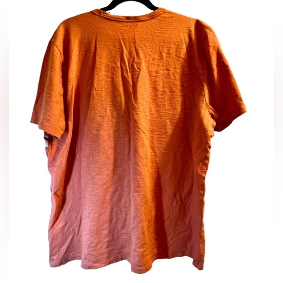 gap T-Shirt V-Neck Orange Sz XXL - Picture 5 of 6